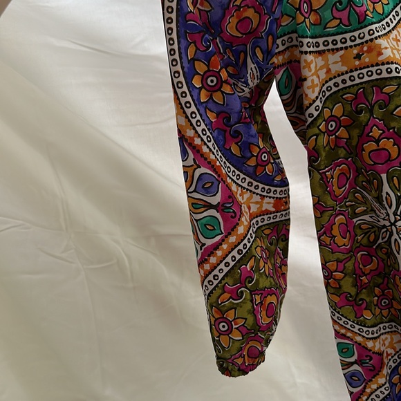 Colorful vacation or causal event dress! Size L - Picture 4 of 5